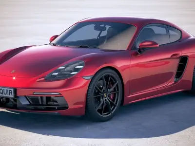 Porsche 718 Cayman GTS 2018 3D model