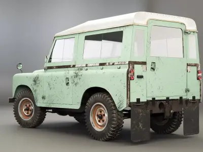 Land Rover Series II SWB 3D model