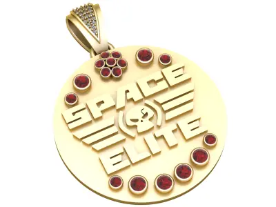 Space Pendant 3D print model