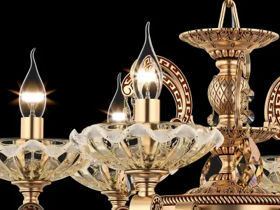 MD 89363-6-2 Osgona Chandelier 3D model