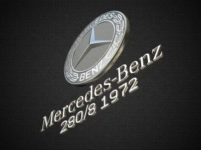 mercedes benz logo 3D model