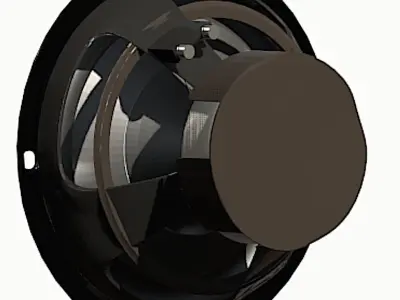 Cerwin Vega Stroker Car Subwoofer Free low-poly 3D model