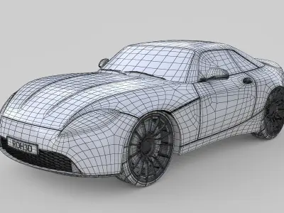 Generic Sporty Coupe 2010 3D model
