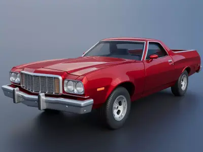 Ranchero 1974 3D print model