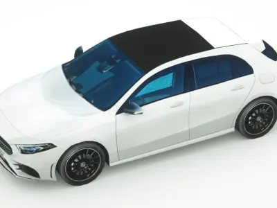 Mercedes-Benz A-class 2020 Low-poly 3D model