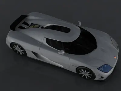 Koenigsegg CCX Low-poly 3D model