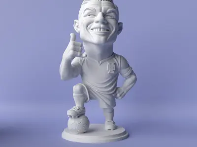 Cristiano Ronaldo Miniature 3D print model