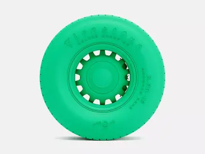 16x7 US Artillery 555 Wheel Firestone Dirt Track Tire 3D print model