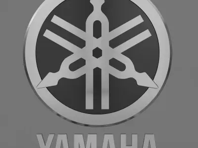 yamaha logo 3D model