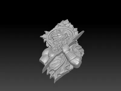 2 Zeus CNC Relief Model 3D print model