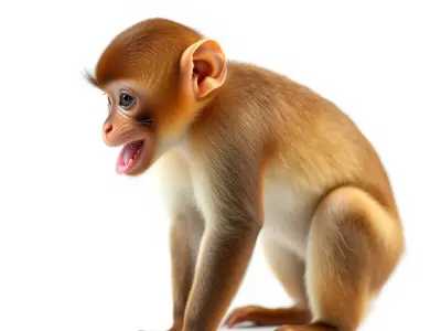 Baby Monkey D Model Pack  Realistic and Detailed Low-poly 3D model