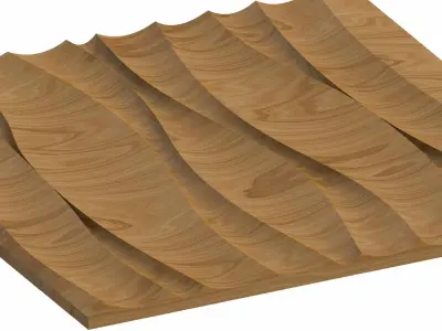 Decorative panel STL 3D model 31