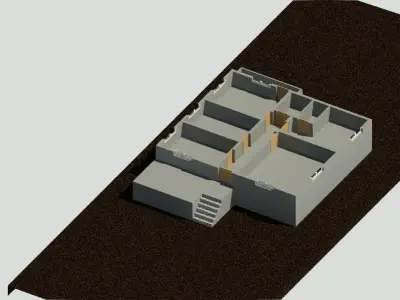Village House Revit 3D model purchase