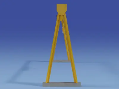 Gantry Portica Free low-poly 3D model