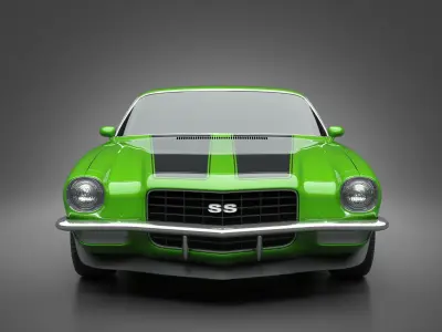 1972 Chevrolet Camaro SS 3D model