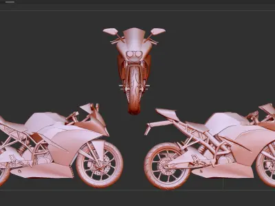 KTM RC 125 3D print model