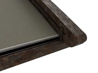 Motorized Pergola 6a rust 3D model