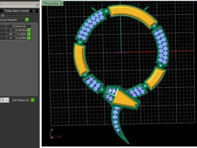 pendant snake 3D model