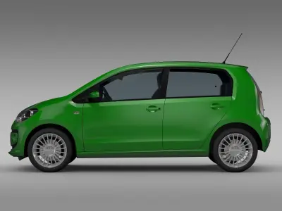VW Eco UP 5 door 2013 3D model