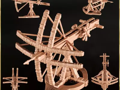 Siege Medieval Miniature Collection - 3D Printing  3D print model