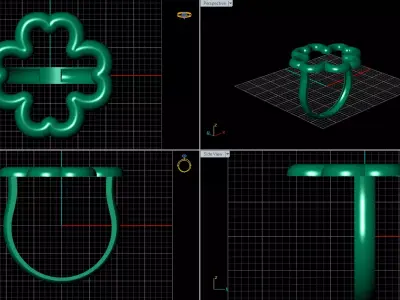 jewelry ring 323 3D print model