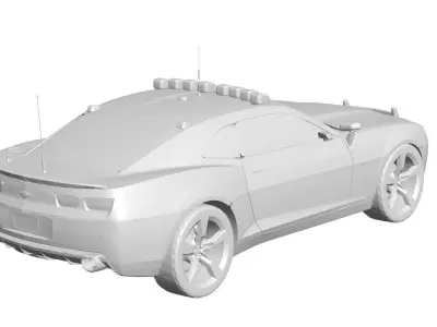 Car - camaro 3D print model