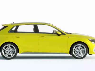 Audi A3 2021 3D model