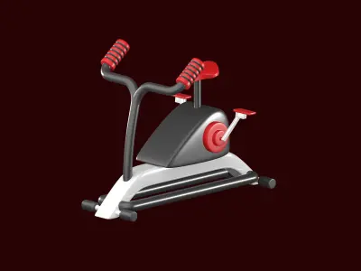 3D Gym and Fitness 3D model