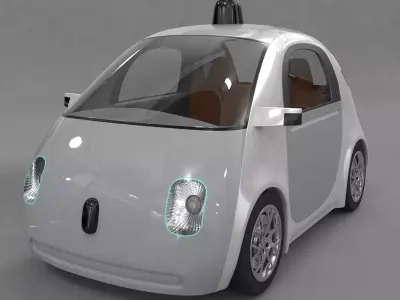 Google Car 3D model