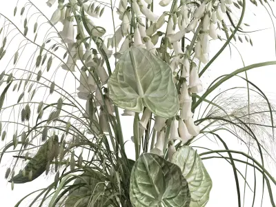 Flower In Vase 107 3D model