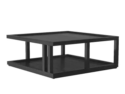 Charley Coffee Table Drifted Black 3D model