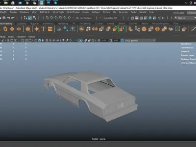 Chevrolet Caprice Classic 1977 Body for 3D Print Model 3D print model