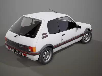 Peugeot 205 GTI  3D model