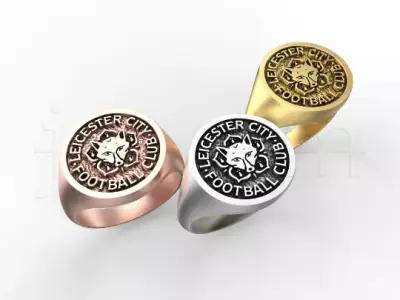 Leicester City FC Ring England Football Fan  3D print model