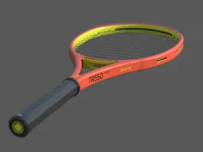 Tennis racket 3D model
