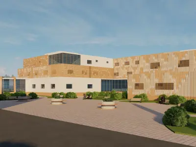 HOSPITAL 3D MODEL 3D model