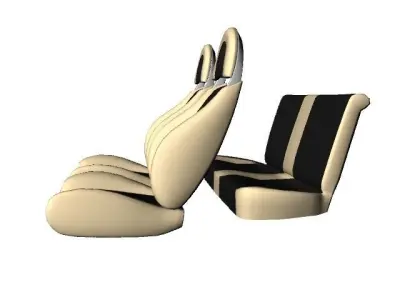 Car Seats AAA 3D model