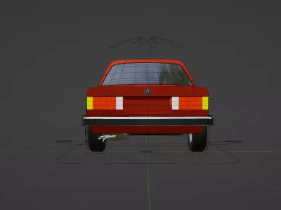 car bwm e 30 3D model