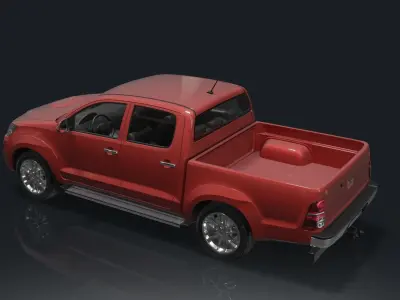 Toyota car Low-poly 3D model