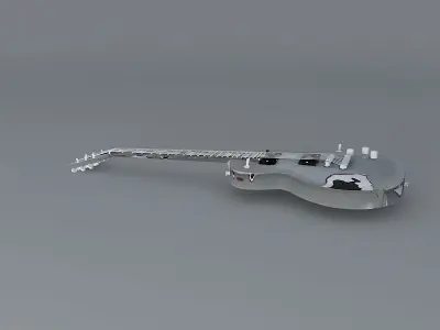 ESP James Hetfield Truckster model guitar Free 3D model