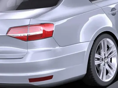 Volkswagen Jetta 2015 VRAY 3D model