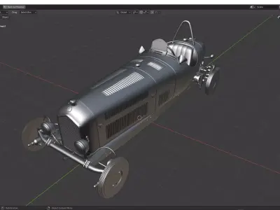 Alfa Romeo p3 1934 3D model