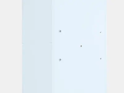 NORDLI Chest of 2 drawers 2 Low-poly 3D model