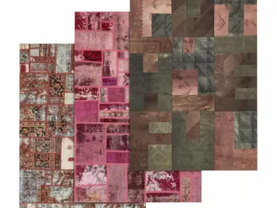 Rug Set 1979 3D model