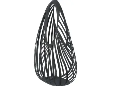 Casey Cadwallader Mugler Spiral Beach Bag Low-poly 3D model
