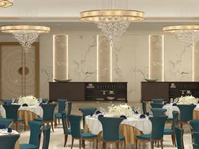 Banquet hall Modern Wedding Hall 3D model