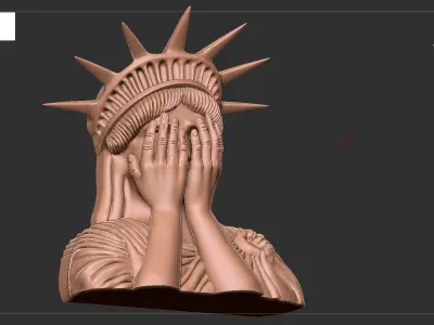 Statue of Liberty 3D model 3D print model
