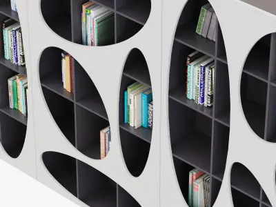 Roche Bobois denia bookcase 3D model
