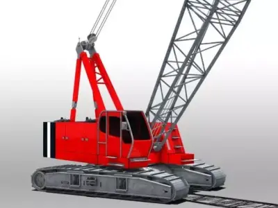 Yard Crane 3D model