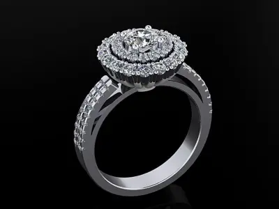 Women Ring 17 3D print model